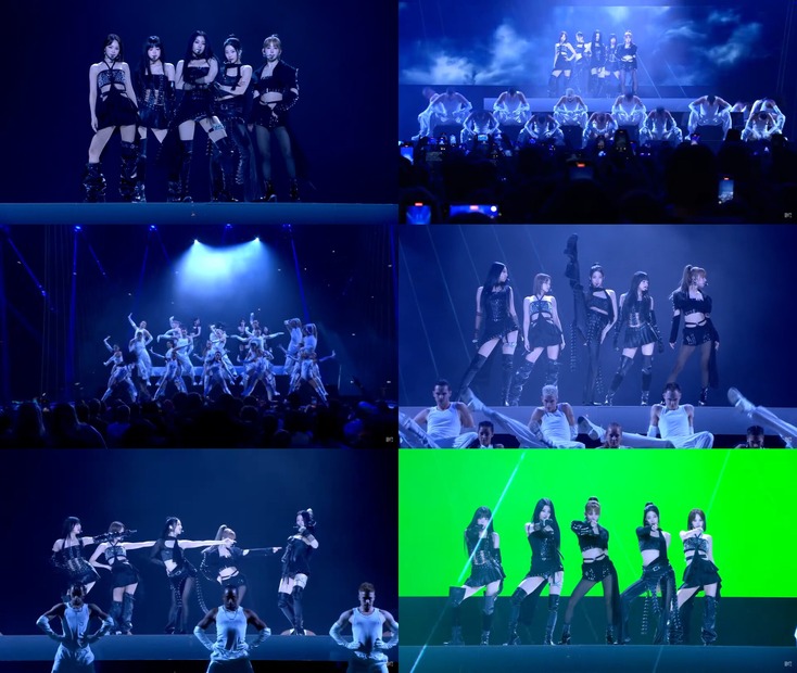 LE SSERAFIM「2024 MTV EMA」パフォーマンス　(C)MTV EMA