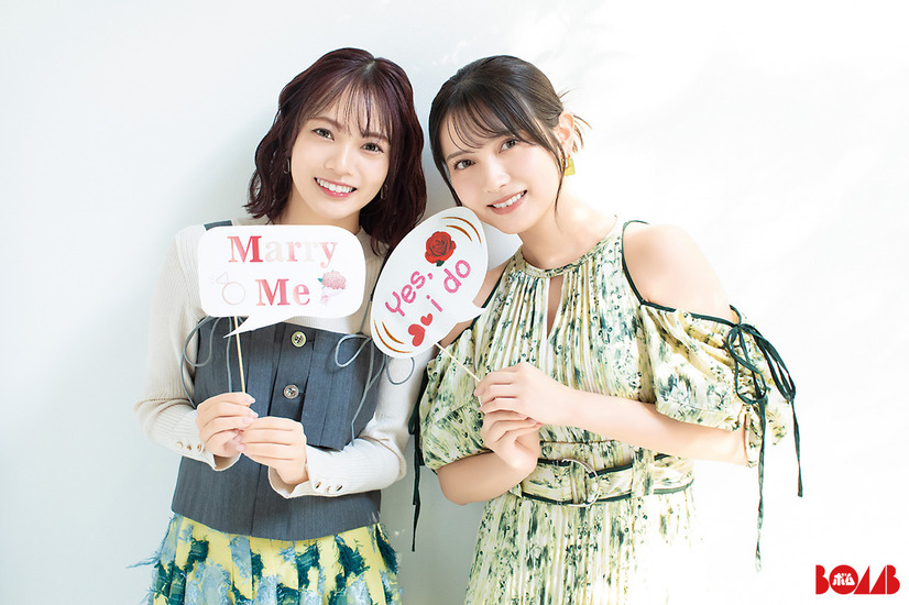 宮田愛萌と桃月なしこ
