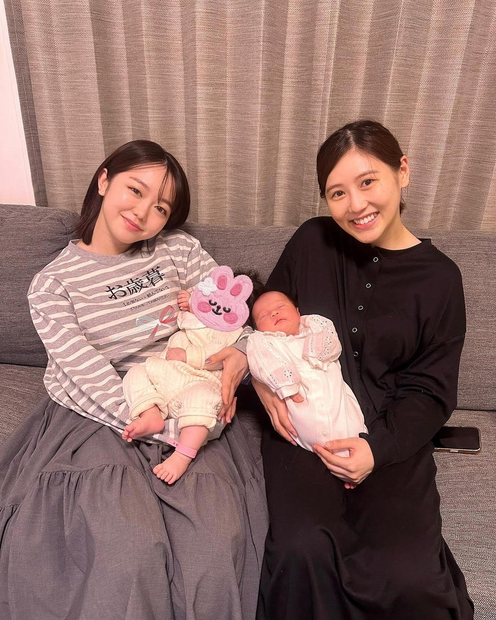 西野未姫＆峯岸みなみの“親子”4ショット（写真は西野未姫の公式ブログから）