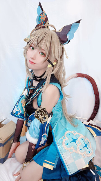 綺良々『原神』／箱ネコ（X：@hakonyanya）