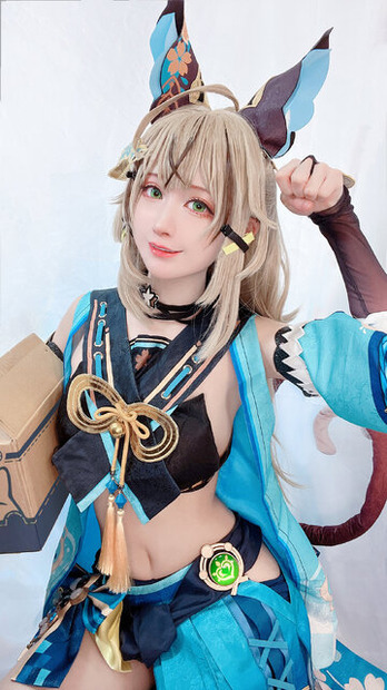 綺良々『原神』／箱ネコ（X：@hakonyanya）