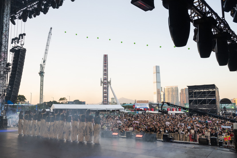 櫻坂46 Clockenflap Music & Art Festival 2024ライブ写真　カメラマン：Sherwin Wong