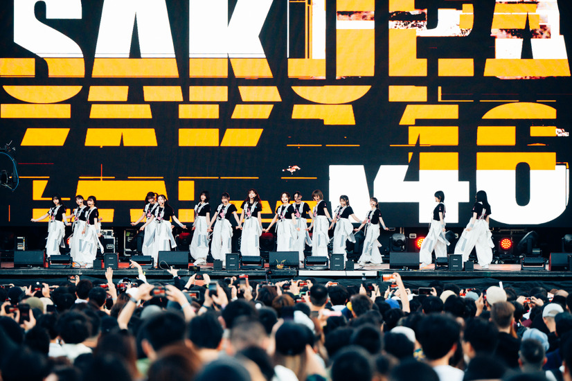 櫻坂46 Clockenflap Music & Art Festival 2024ライブ写真　カメラマン：Sherwin Wong