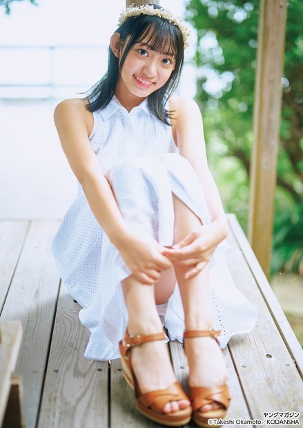 羽渕花恋がグラビアデビューを果たした『週刊ヤングマガジン』（講談社）