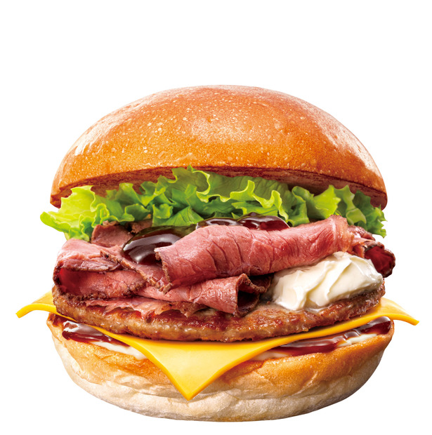 チーズ ローストビーフバーガー