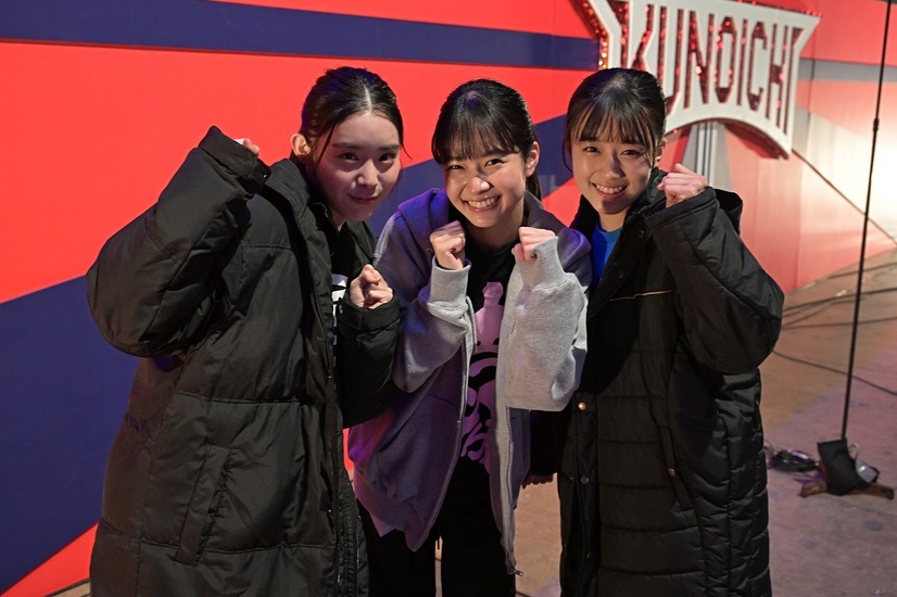 『KUNOICHI 2025』風見和香、結城りな、岩本理瑚　(C)TBS