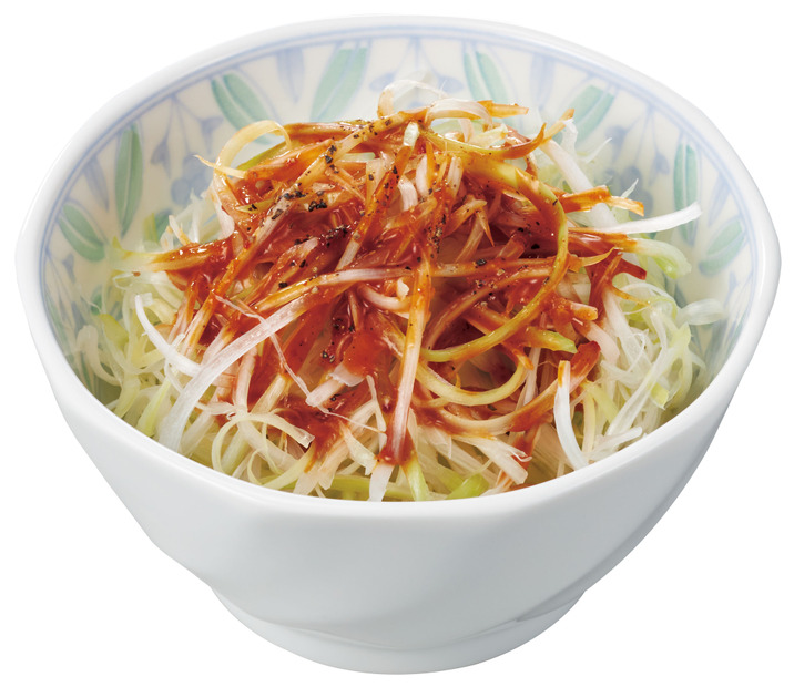 赤だれ白髪ねぎ牛丼