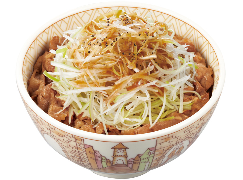 白髪ねぎ牛丼