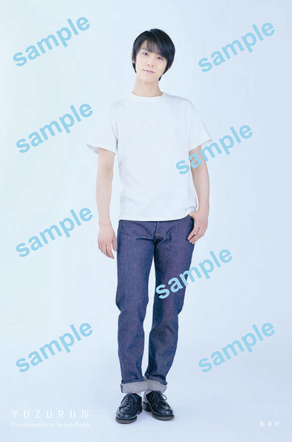 『YUZURU Ⅳ 羽生結弦写真集』特典ポストカード　(C)集英社　photo by Noto Sunao（a presto）