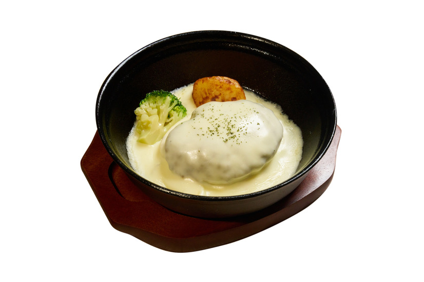 煮込みハンバーグ（チーズフォンデュ）