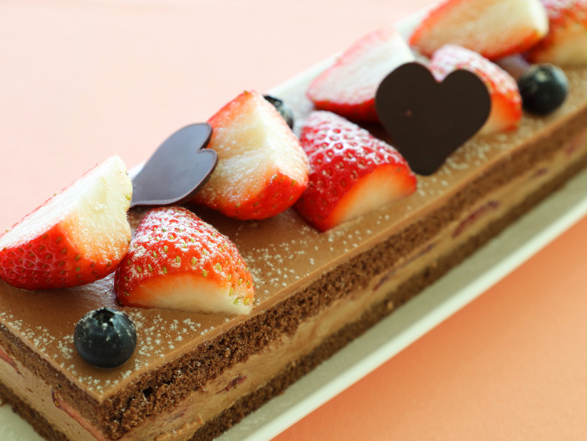 いちごとチョコレートのショートケーキ