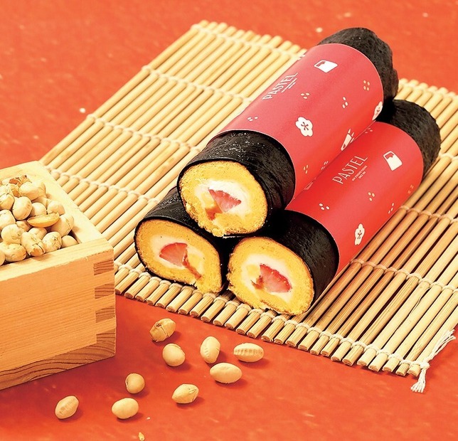 【パステル】地下1階4番地恵方ロール　各751円（1本／長さ約14cm）〈予約・販売予定180点〉