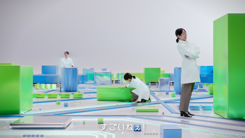 「AI DIC岡里帆 半導体と話す」篇
