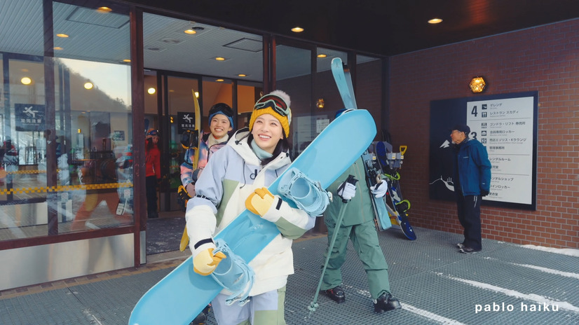 JR SKISKI 新CM「白と熱。女子篇」