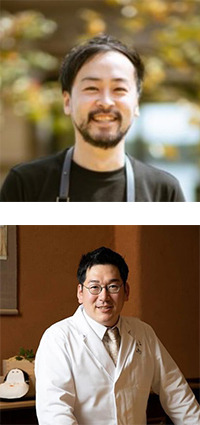 写真上：【Villa della Pace】平田 明珠氏、下：【一本杉 川嶋】川嶋 亨氏