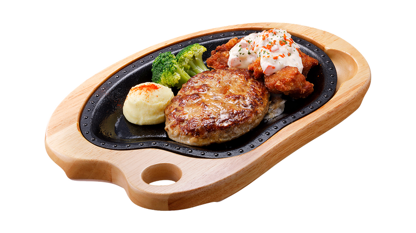 タルタルザンギ＆ハンバーグステーキ-S