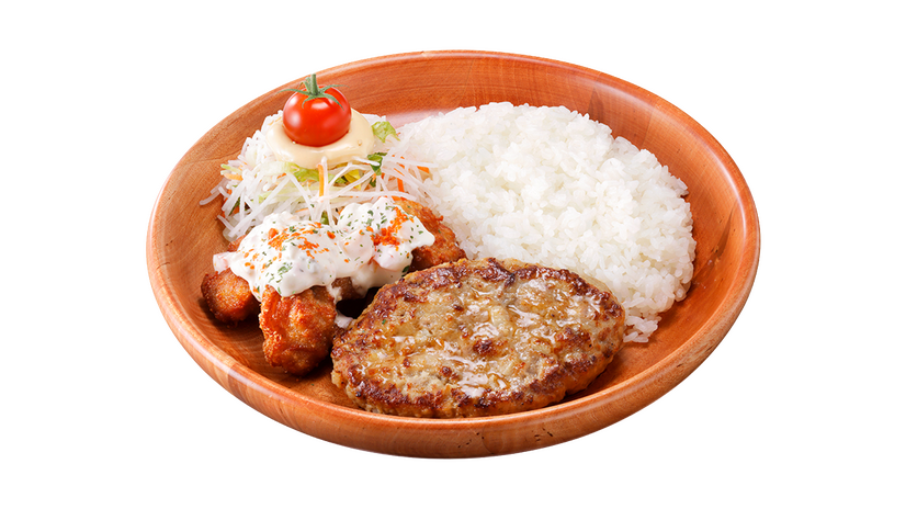 タルタルザンギ＆ハンバーグディッシュ-S