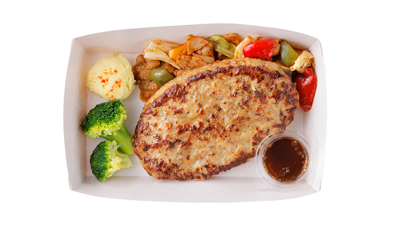 テイクアウト_回鍋肉＆ハンバーグステーキL