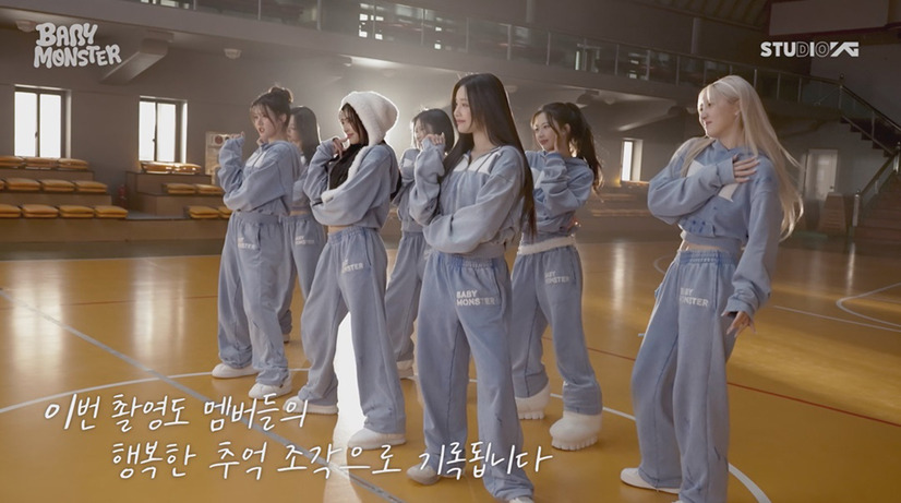 BABYMONSTER『Really Like You』のミュージックビデオビハインド映像
