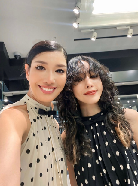 アンミカと中島美嘉（写真はアンミカの公式ブログから）