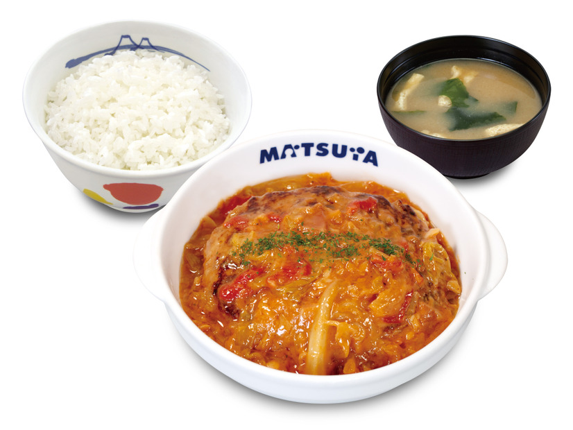 煮込みキャベツのトマトハンバーグ