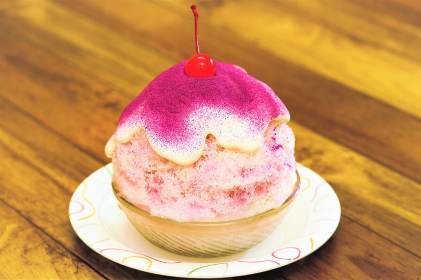 ［東武限定品］【天文館むじゃき】「紫芋の白熊」イートイン1,100円（1杯）《各日販売予定50点》