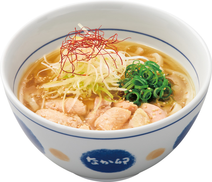 白髪ねぎ鶏塩うどん
