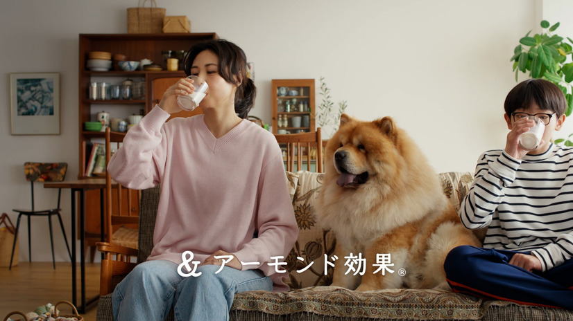 江崎グリコ 「アーモンド効果」TVCM「すこやかな毎日には、かなわない。」篇より