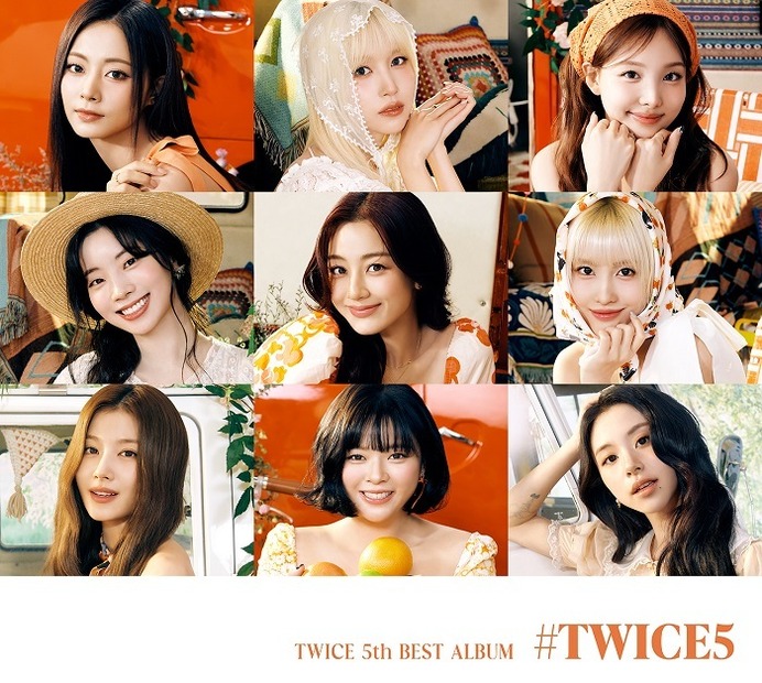 5thベストアルバム『#TWICE5』初回限定盤Aジャケット写真