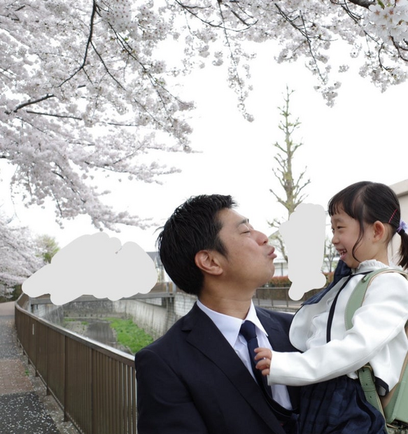 パンサー尾形と娘・さくらちゃん（写真はパンサー尾形の妻・あいさんの公式ブログから）