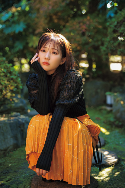 田中美久（撮影／鈴木ゴータ、ヘアメイク／横山雷志郎、スタイリング／設楽和代松）