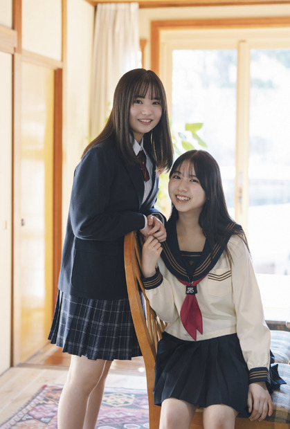 「B.L.T.graduation2025中学・高校卒業」セブンネットショッピング購入特典ポストカード【安納蒼衣＆工藤唯愛（僕が見たかった青空）】