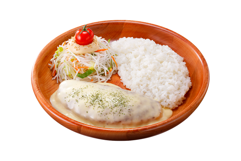 たっぷりチーズインバーグディッシュ