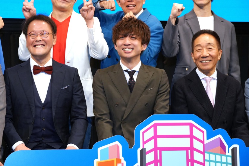 アインシュタイン（稲田直樹・河井ゆずる）、中田カウス【撮影：小宮山あきの】