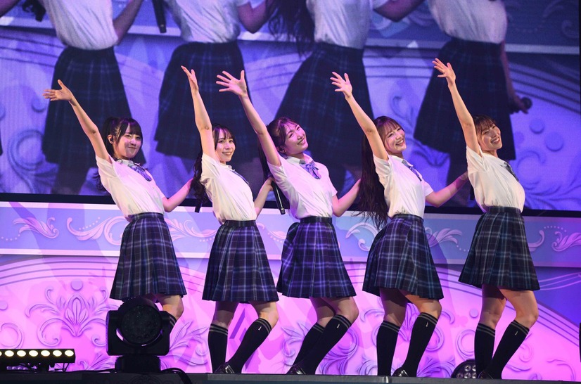 8周年記念ライブ『STU48 8周年記念特別対バン No Border ～Synergy～』NMB48コラボ　（C）STU