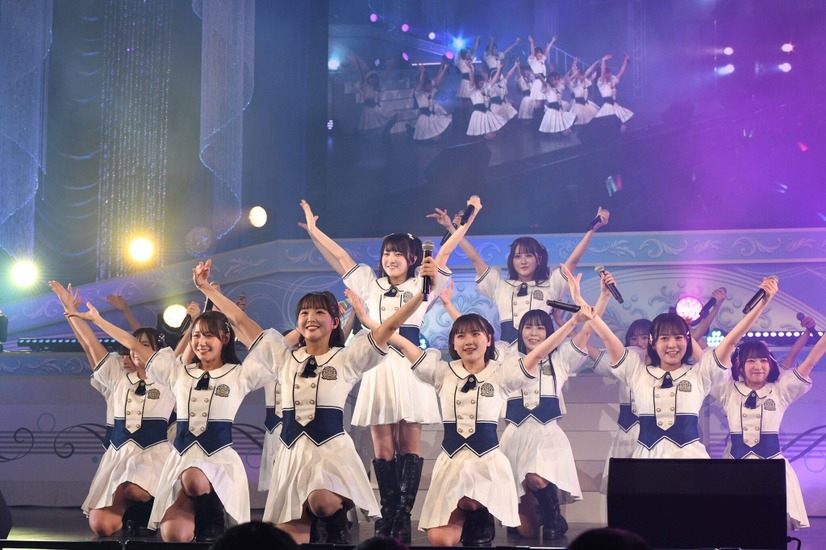 8周年記念ライブ『STU48 8周年記念特別対バン No Border ～Synergy～』NMB48コラボ　（C）STU