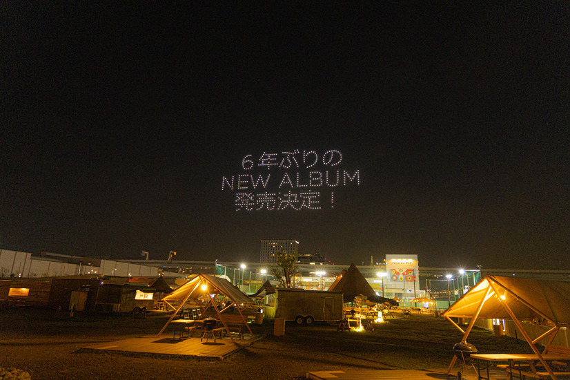 ドローンによる矢沢永吉の東京ドーム公演発表