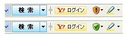 ボタンの色で接続先の種類をお知らせ