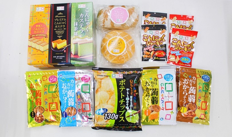 こんにゃくパーク限定販売のオリジナルお菓子を試食販売会！
