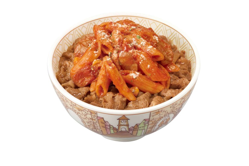 ナポリタン牛丼（並盛）690円