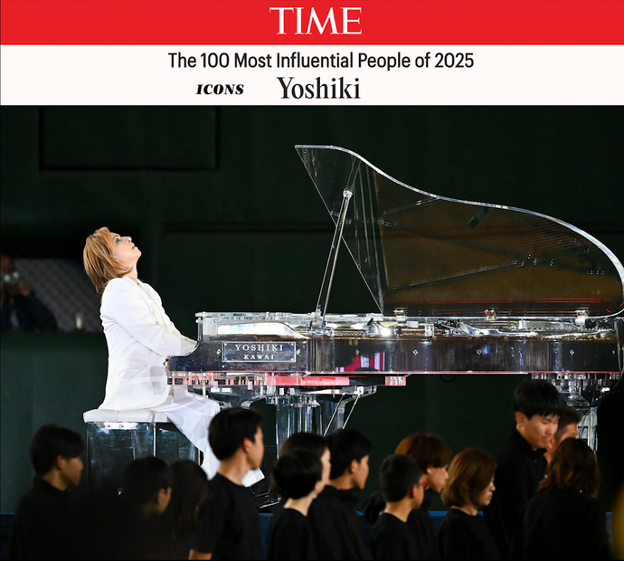 「TIME100（世界で最も影響力のある100人）」2025年版に選出されたYOSHIKI