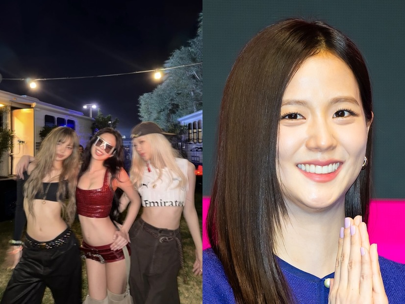 ほぼ何も隠れていない衣装で集合したBLACKPINKメンバー3人、ジスだけいない理由は？【PHOTO】