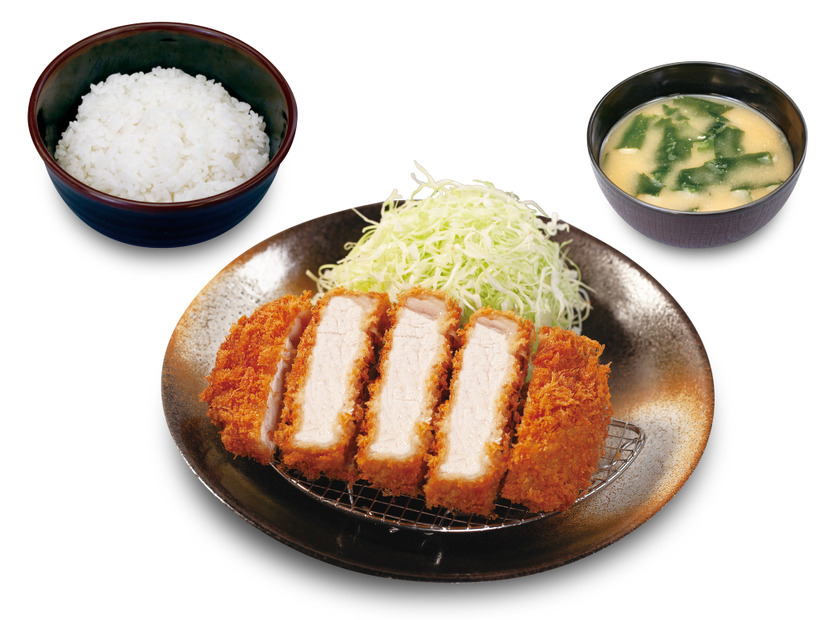 厚切りロースかつ定食　990円（税込）
