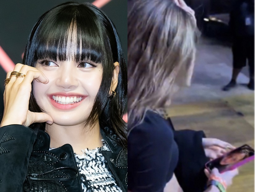 BLACKPINK・リサ、スマホのホーム画面が“ヴィトン三男”の顔写真？交際が順調に進んでいると話題に