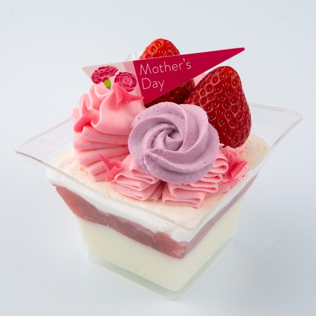 母の日 お花のカップデザート（税込518円）