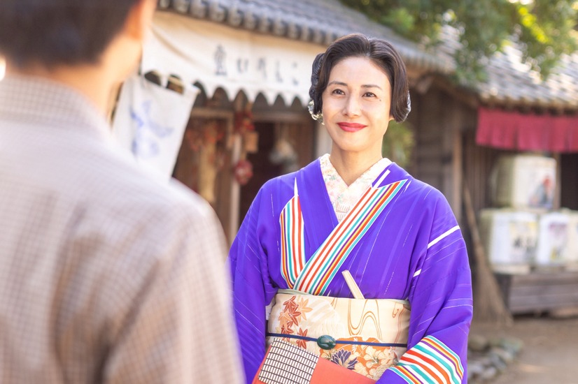 朝ドラ『あんぱん』登美子役の松嶋菜々子　（C）NHK