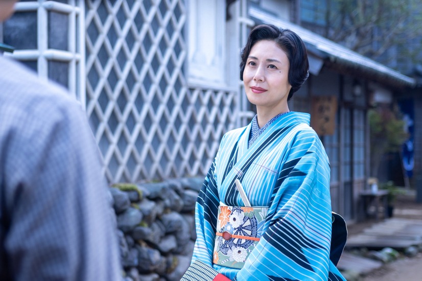 朝ドラ『あんぱん』登美子役の松嶋菜々子　（C）NHK