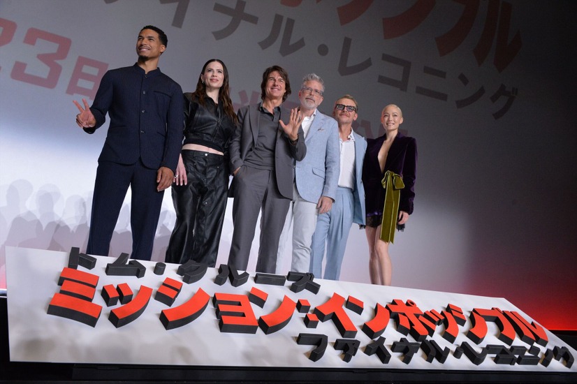 映画『ミッション：インポッシブル／ファイナル・レコニング』来日記者会見　（C）2025 PARAMOUNT PICTURES.