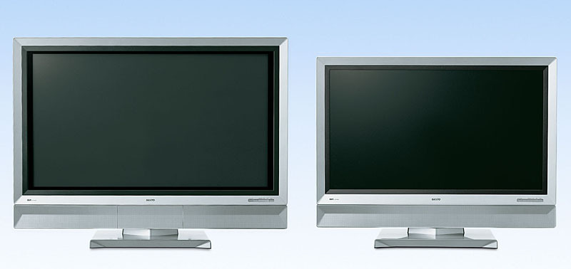 PDP-42HD6（左）、LCD-37HD6（右）