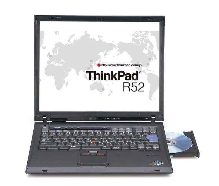 指紋センサーを搭載したThinkPad R52